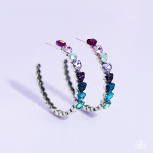 Hypnotic Heart Attack - Multi Paparazzi Accessories