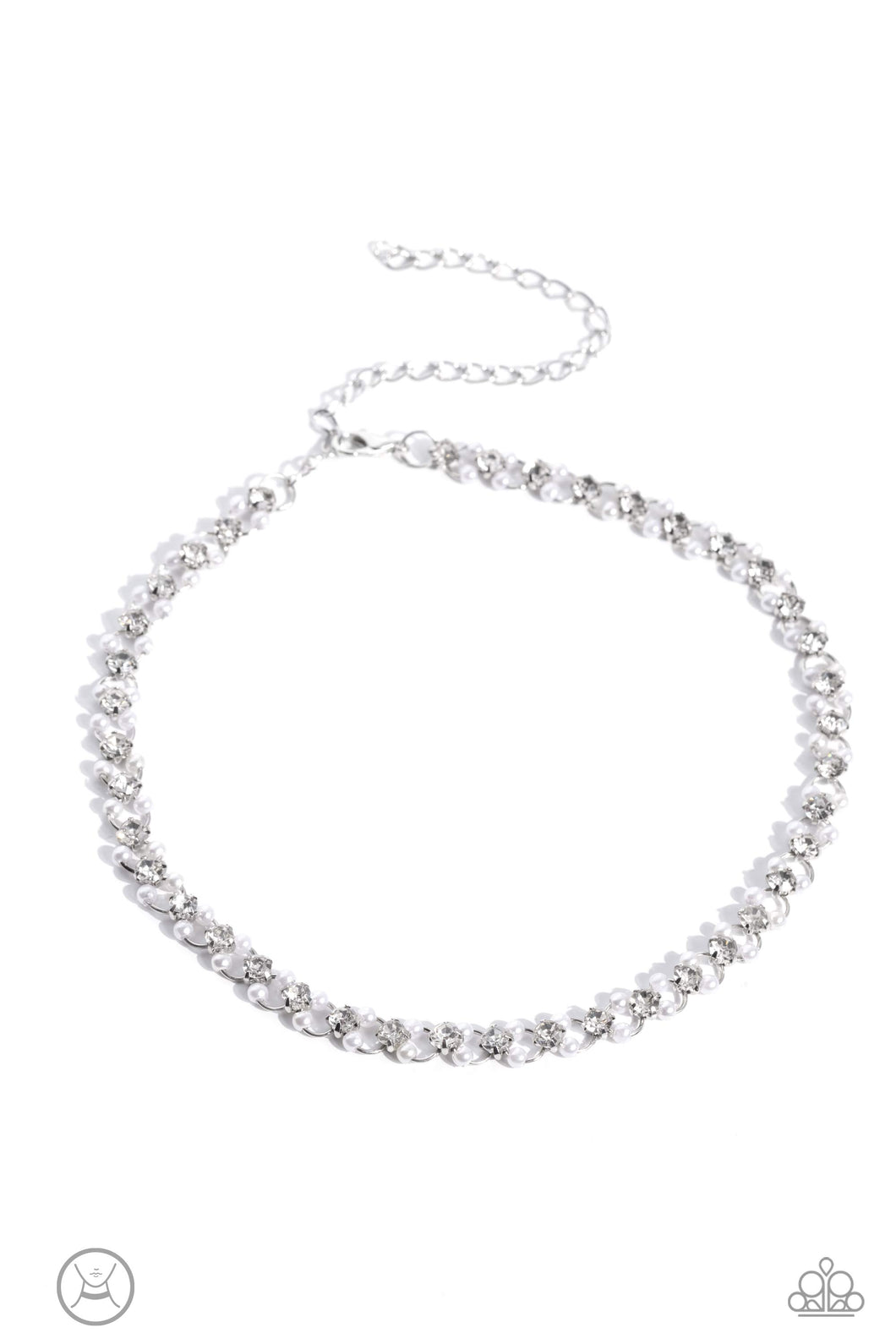 Classy Couture - White Paparazzi Accessories