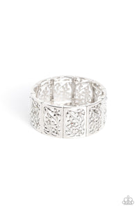 Garden Walls - White Paparazzi Accessories