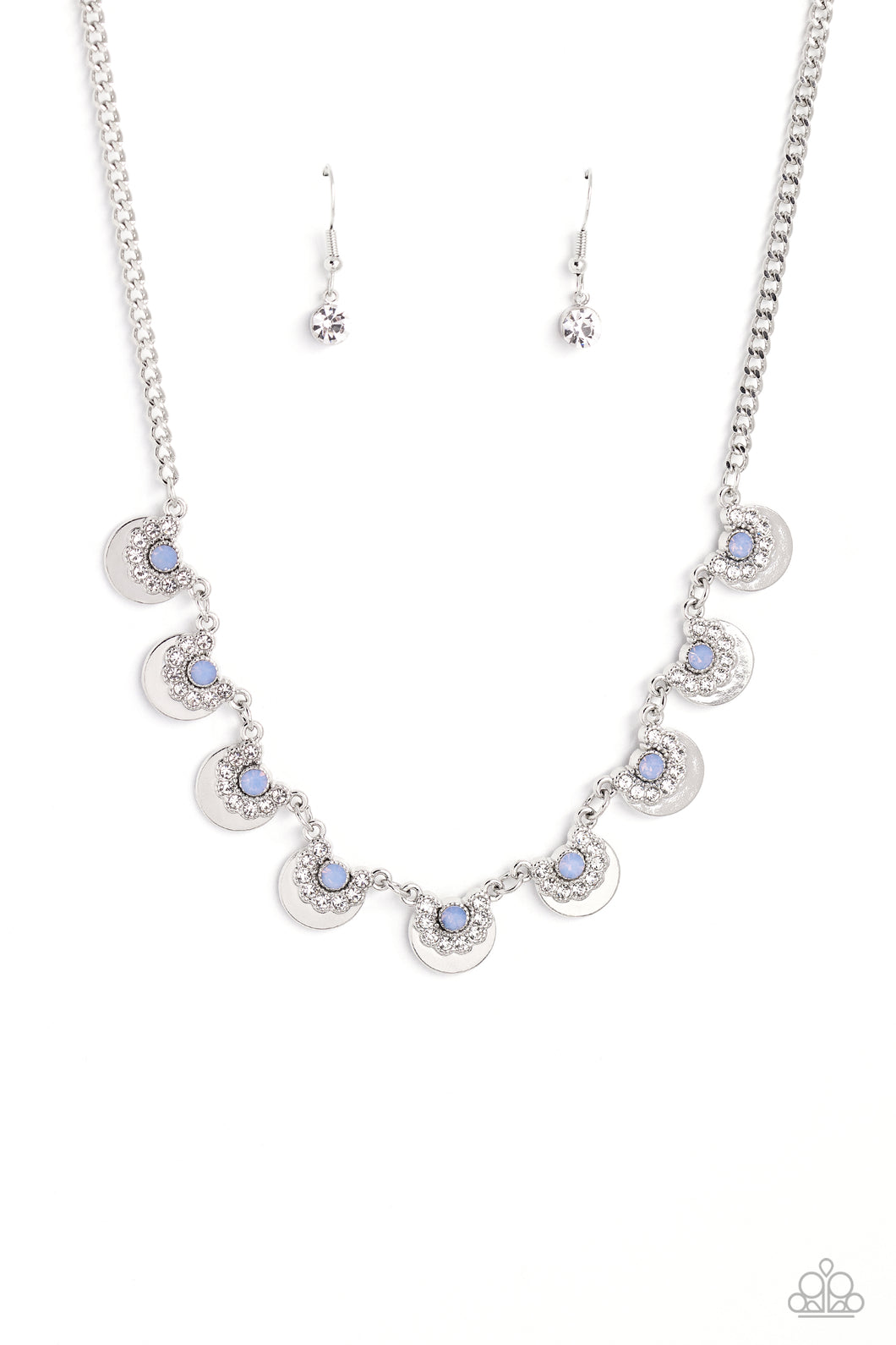 Grandiose Grace - Blue Paparazzi Accessories