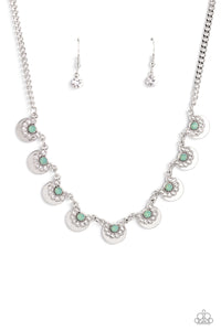 Grandiose Grace - Green Paparazzi Accessories