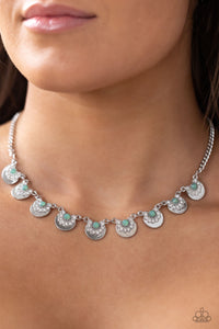 Grandiose Grace - Green Paparazzi Accessories
