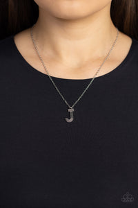 Leave Your Initials - Silver - J Paparazzi Accessories