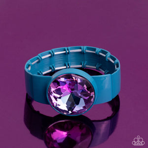 Exaggerated Ego - Blue Paparazzi Accessories