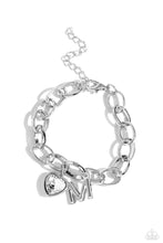 Load image into Gallery viewer, Guess Now Its INITIAL - White - M Paparazzi Accessories
