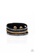 Load image into Gallery viewer, Rollin In Rhinestones - Black Paparazzi Accessories

