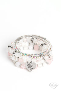 Paparazzi Accessories - Optimistic Opulence - Pink